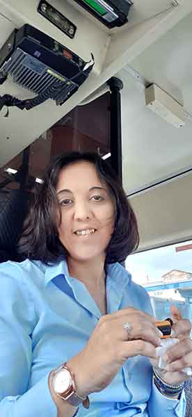Πρόσωπα της Μαγνησίας. Ελένη Λάππα, Οδηγός Αστικού Λεωφορείου